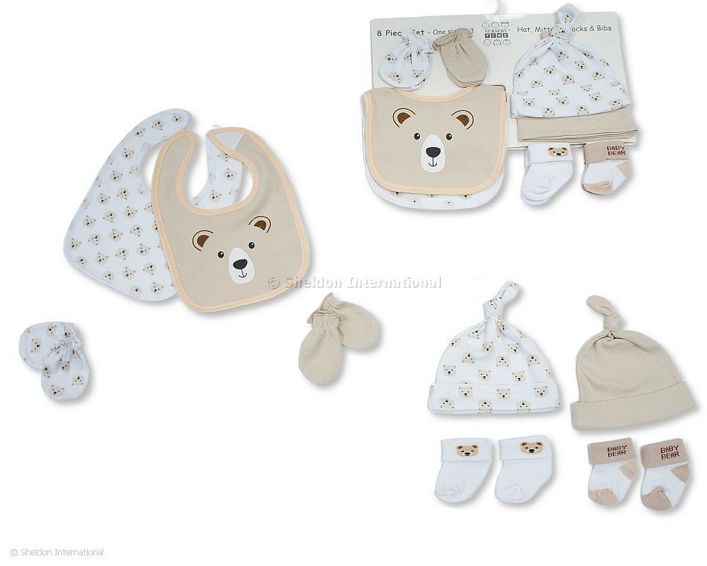 Baby 8 Pieces Gift Set - Teddy