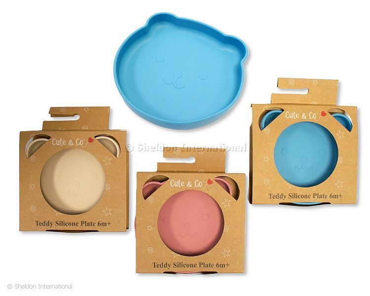Baby Silicone Plate - Teddy