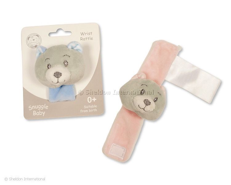 Baby Wrist Rattle - Teddy