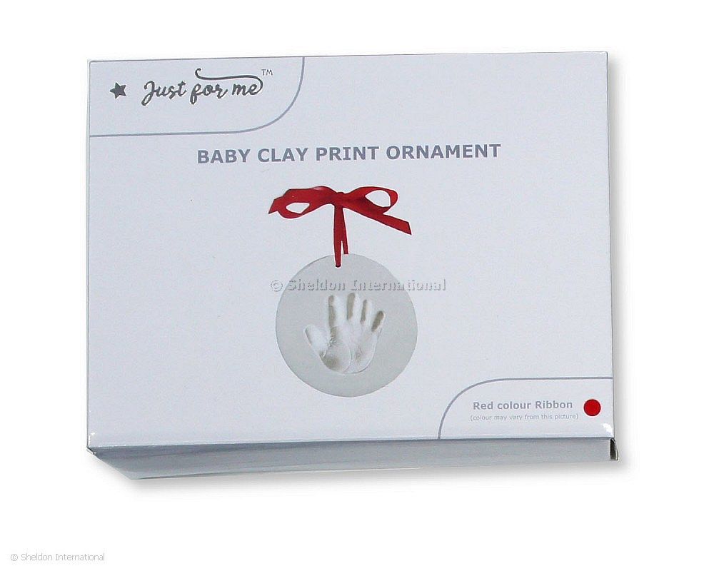 Baby Clay Print Ornament