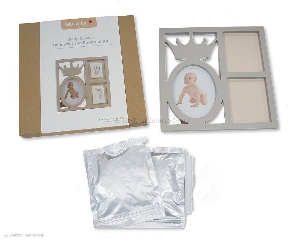 Baby Crown Handprint And Footprint Kit