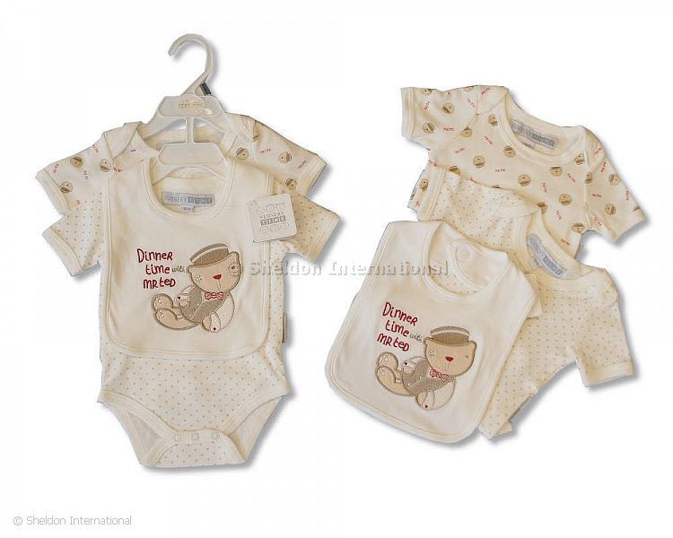 Baby Cotton Gift Set - 3 Pcs - Mr Ted