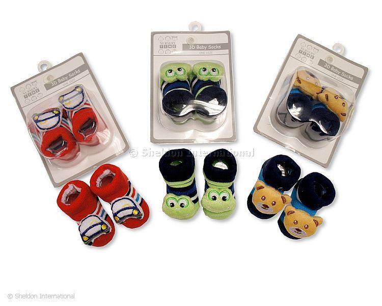 Baby Boys 3D Socks