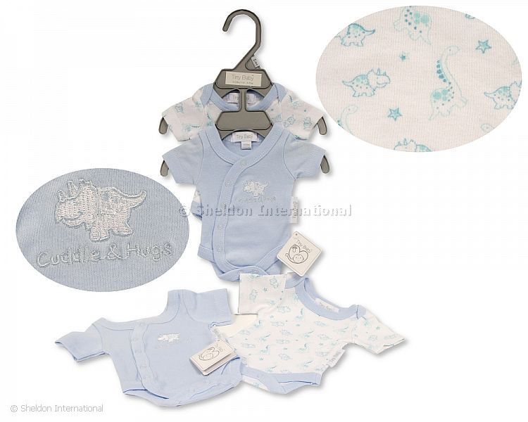 Premature Baby Boys 2 pcs Bodysuit Set - Cuddle & Hugs
