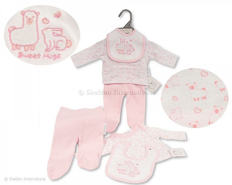 Premature Baby Girls 3 pcs Set - Sweet Hugs