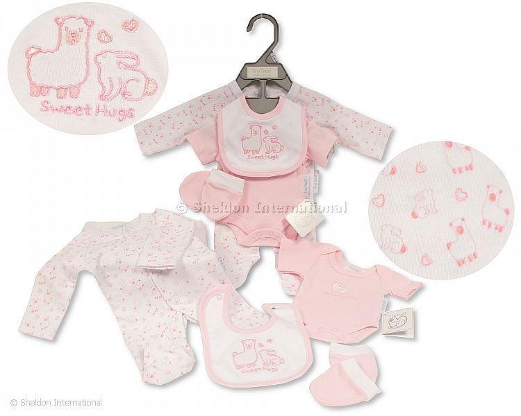 Premature Baby Girls 4 pcs Set - Sweet Hugs