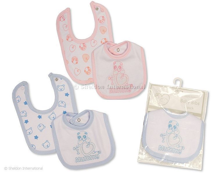 Premature Baby Bibs 2-Pack - I Love Mummy