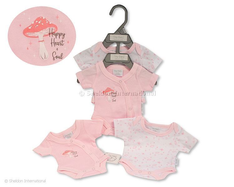 Premature Baby Girls Bodyvest 2 Pack