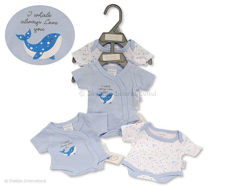 Premature Baby Boys Bodyvest 2 Pack