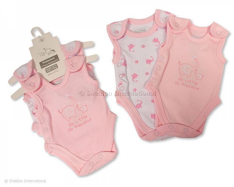 Premature Baby Girls Incubator Bodyvest 2-Pack - 2.5 Kg
