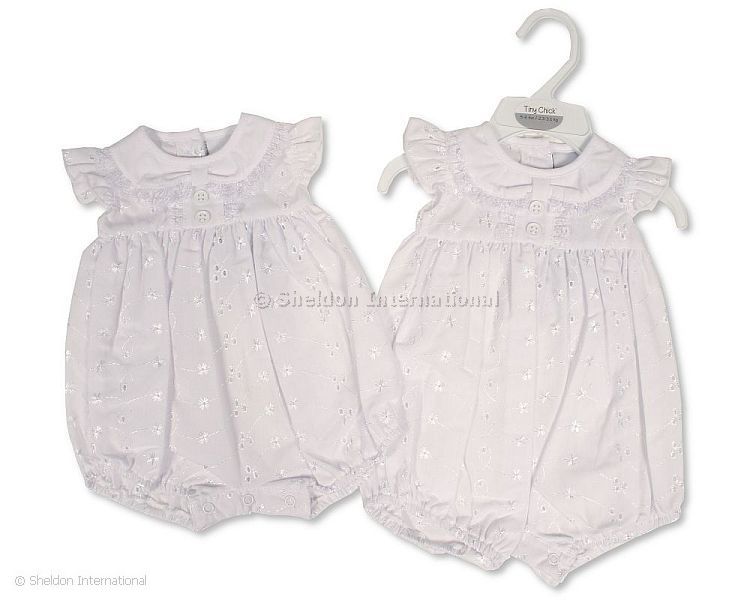 Premature Baby Romper with Embroidery