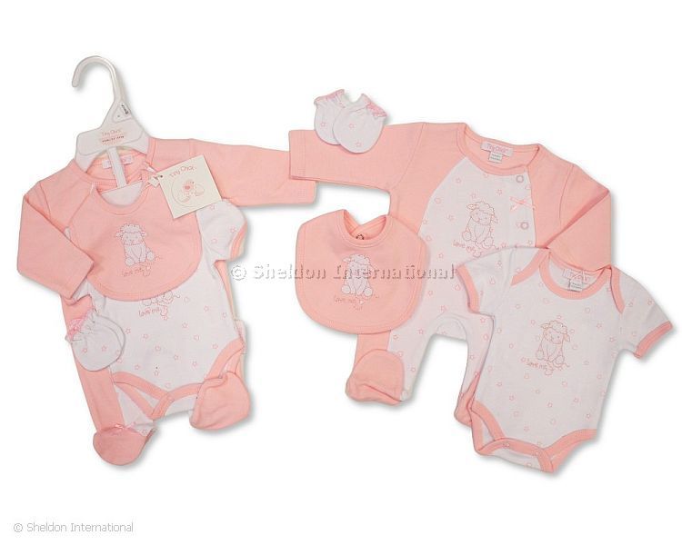 Premature Baby Girls 4 Pieces Set - Love Me