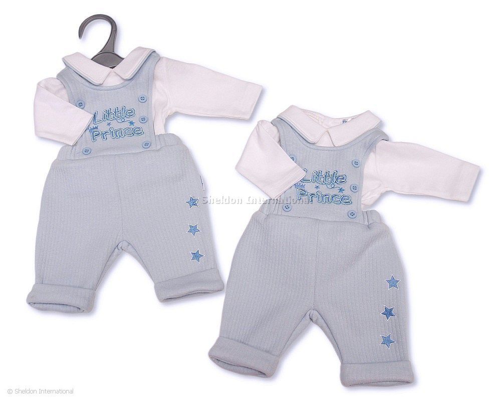 Premature Baby Boys 2 pcs Dungaree Set - Little Prince