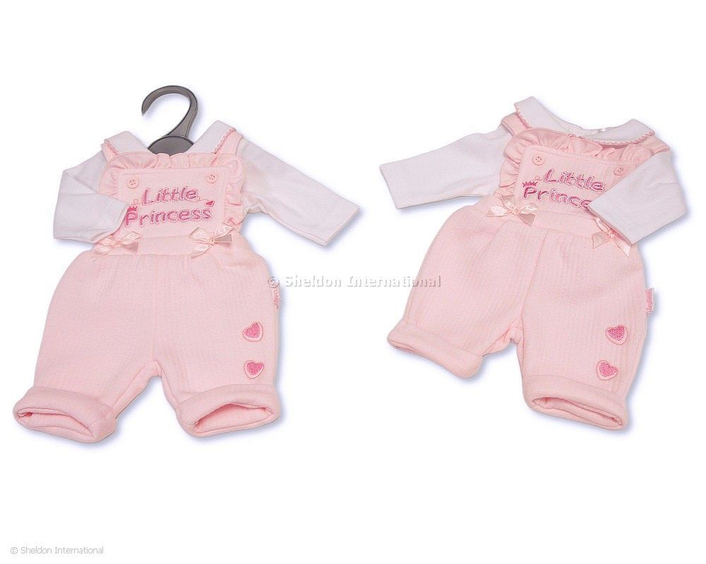 Premature Baby Girls 2 pcs Dungaree Set - Little Princess