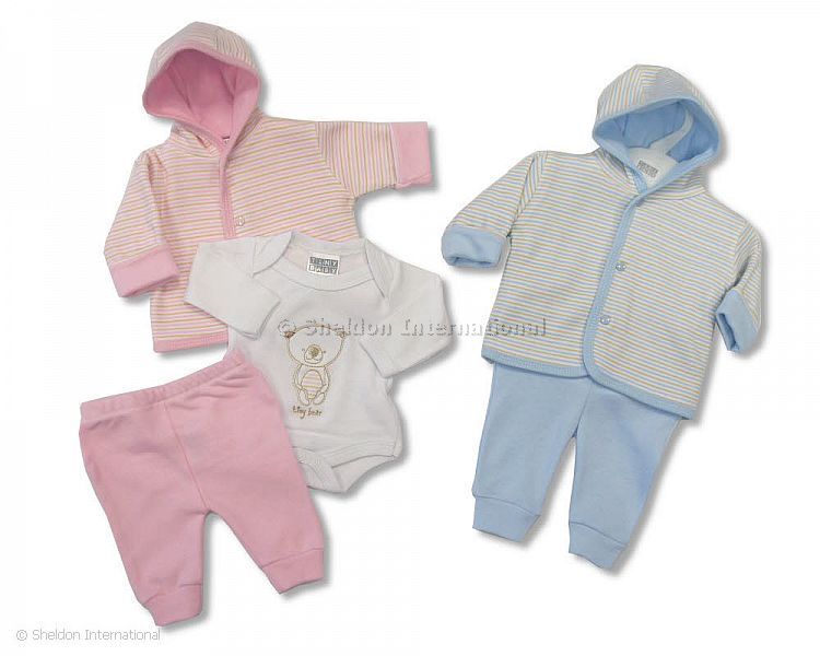 Premature Baby 3 pcs Cotton Set