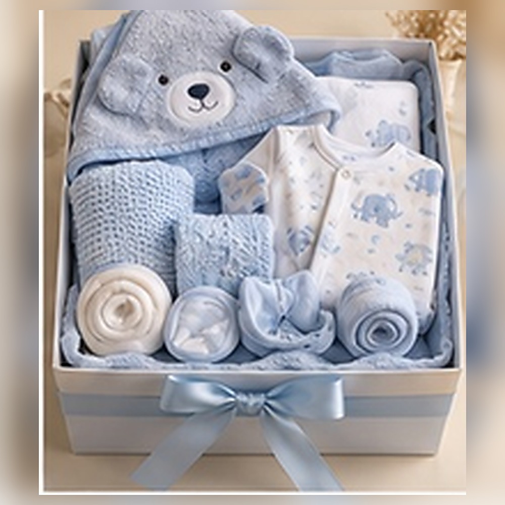 Little Gentleman – Baby Boy Personalised Luxury Gift Hamper